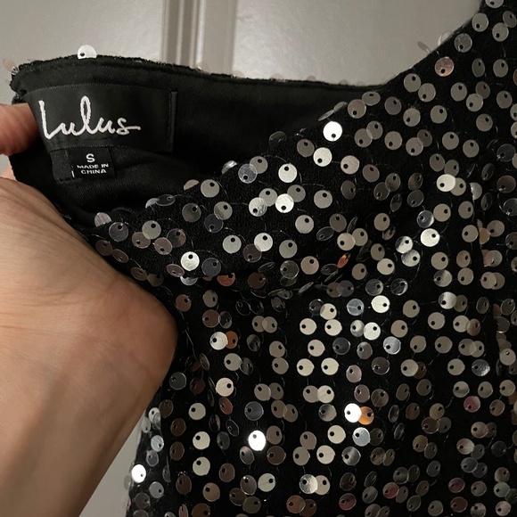 LULUS sequined midi skirt holiday - Picture 1 of 5